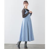 ライトブルー | ワンピース ジャンスカ ジャンパースカート | Honeys