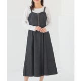 ユーズドブラック | ワンピース ジャンスカ デニム | Honeys