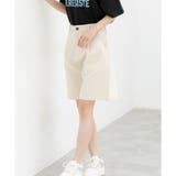 アイボリー | ボトムス ハーフパンツ 綿 | Honeys