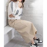 ベージュ | ボトムス ロングスカート タイトスカート | Honeys