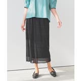 ブラック | ボトムス スカート ロングスカート | Honeys