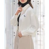 ホワイト | シャツ レディース ショート丈 | Honeys