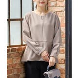 モカベージュ | トップス ブラウス 長袖 | Honeys