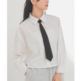 ホワイト | トップス ブラウス 長袖 | Honeys