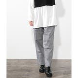 クロ×ピンク | 【ハニーズ】パンツ ストレートパンツ チェック | Honeys