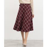 アカチェック | 【ハニーズ】ボトムス スカート ひざ丈 | Honeys