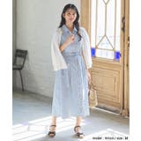 ワンピース 半袖 ロング丈 | Honeys | 詳細画像4