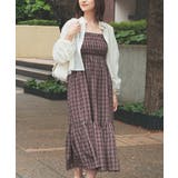 チャチェック | ワンピース キャミワンピース ノースリーブ | Honeys