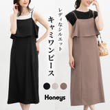 ワンピース キャミワンピ ノースリーブ | Honeys | 詳細画像1