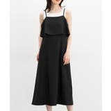 ブラック | ワンピース キャミワンピ ノースリーブ | Honeys