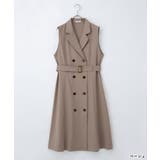 ワンピース ノースリーブ ロング丈 | Honeys | 詳細画像14 