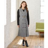 ワンピース ノースリーブ ロング丈 | Honeys | 詳細画像4 