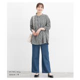 トップス ブラウス 切替ブラウス | Honeys | 詳細画像10 