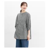 トップス ブラウス 切替ブラウス | Honeys | 詳細画像11 