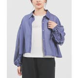 ブルー | トップス シャツ シアーシャツ | Honeys