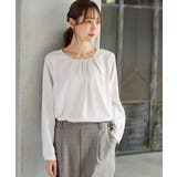 グレージュ | トップス ブラウス 長袖 | Honeys