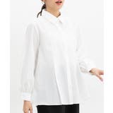 ホワイト | トップス ブラウス 長袖 | Honeys