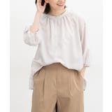 グレージュ | トップス ブラウス 2wayブラウス | Honeys