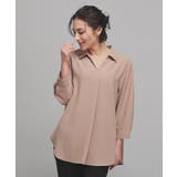 ベージュ | トップス ブラウス スキッパーブラウス | Honeys