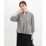 トップス ブラウス 裾タックブラウス | Honeys | 詳細画像6 