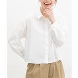 ホワイト | トップス ブラウス 長袖 | Honeys