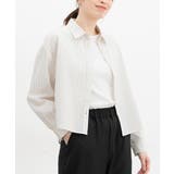 ベージュ×オフ | トップス ブラウス 長袖 | Honeys