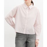 ピンク×オフ | トップス ブラウス 長袖 | Honeys