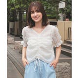 トップス ブラウス 半袖 | Honeys | 詳細画像4 