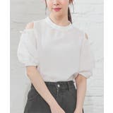 トップス ブラウス 半袖 | Honeys | 詳細画像4