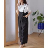 ブラック | サロペット オーバーオール オールインワンUVカット | Honeys