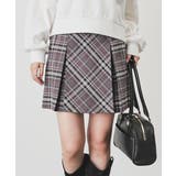グレーチェック | ボトムス スカート ミニスカート | Honeys