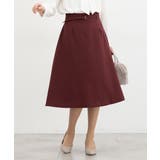 ボルドー | ボトムス スカート ひざ丈 | Honeys