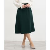 グリーン | ボトムス スカート ひざ丈 | Honeys