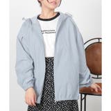 サックス | 【ハニーズ】アウター ブルゾン フード | Honeys