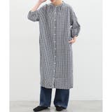 オフギンガム | ワンピース マオカラーワンピ レディース | Honeys