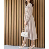 グレージュ | ワンピース 長袖 ロング丈 | Honeys