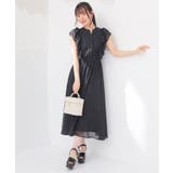 ワンピース 半袖 ロング丈 | Honeys | 詳細画像3 