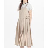 ベージュ | ワンピース ジャンパースカート レディース | Honeys