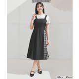 ワンピース ジャンパースカート ノースリーブ | Honeys | 詳細画像3 