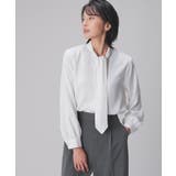 アイボリー | トップス ブラウス 長袖 | Honeys