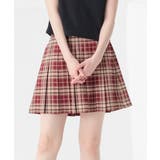 アカチェック | ボトムス スカート ミニスカート | Honeys