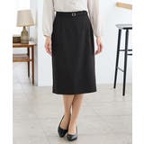 ブラック | ボトムス スカート ひざ丈 | Honeys