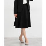 ブラック | ボトムス スカート ひざ丈 | Honeys