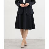 ネイビー | ボトムス スカート フレアスカート | Honeys