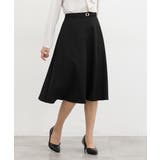 ブラック | ボトムス スカート フレアスカート | Honeys