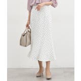 オフ水玉 | ボトムス スカート ロングスカート | Honeys