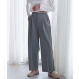 グレーストライプ | ボトムス パンツ ワイドパンツ | Honeys