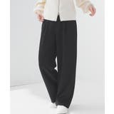 ブラック | ボトムス パンツ ストレートパンツ | Honeys