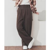 ブラウン | ボトムス パンツ ストレートパンツ | Honeys