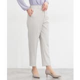 グレージュ | ボトムス パンツ センタープレス | Honeys